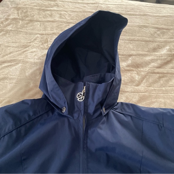 Zeroxposue Women’s Navy Blue Raincoat, Medium. - Picture 3 of 14